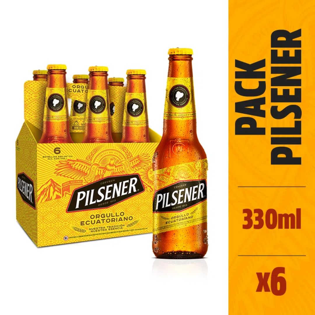 PILSENER 330 CM. 6 PACK – MAX market